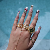 Textured Pearl Ring