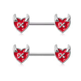 Red Devil Nipple Bars