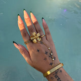 Gold Fleur Ring