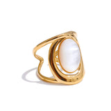Opal Chunky Ring