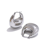 Emmy Silver Hoops