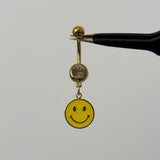 Smiley Face Belly Bar