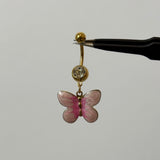 Blush Butterfly Belly Bar