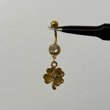 Gold Clover Belly Bar