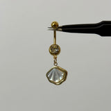 Pearlescent Shell Belly Bar