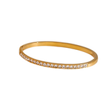 Iced Gold Bangle
