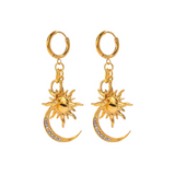 Golden Hour Huggie Earrings