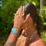 Alora Gold Hand Chain - ILLUSIVE JEWELS