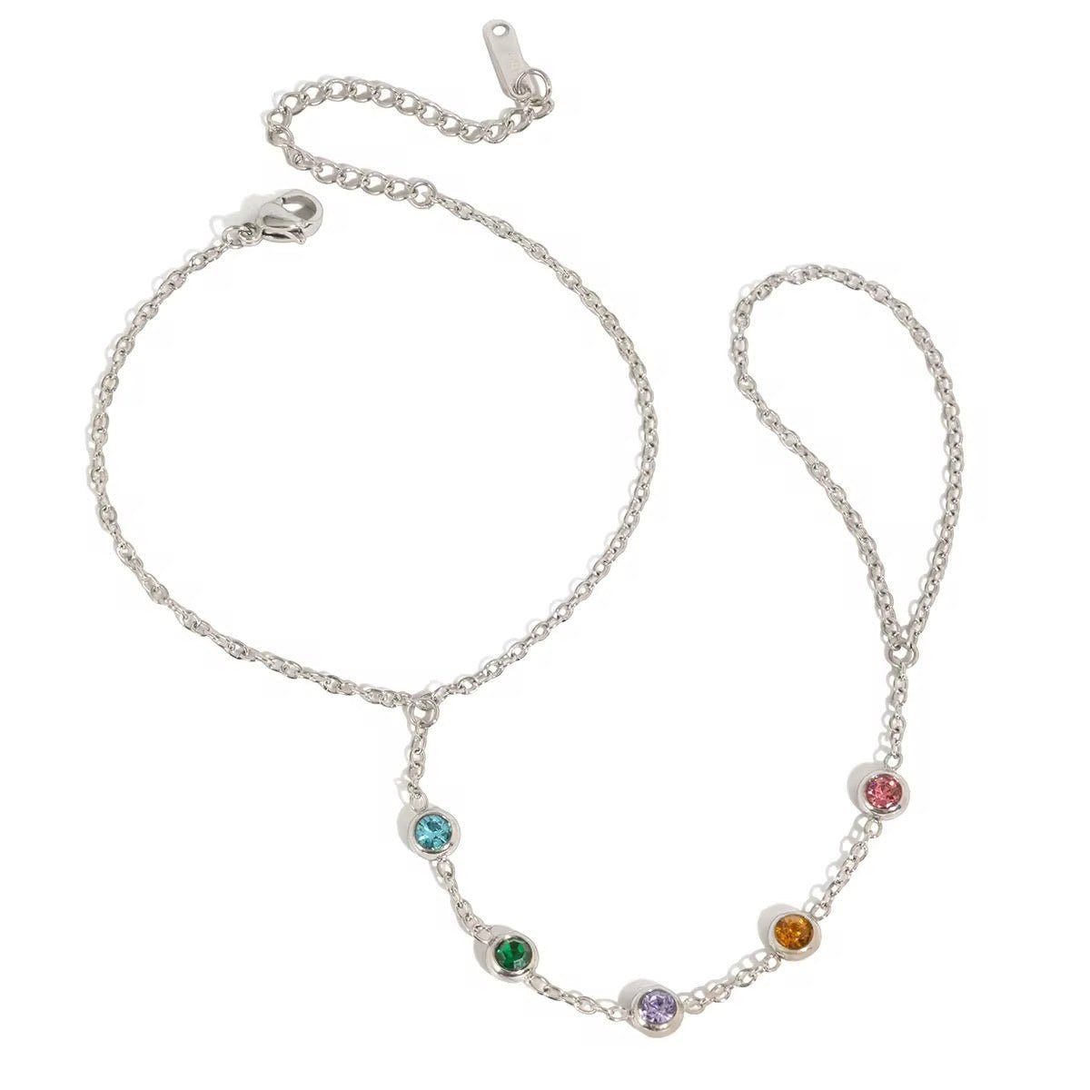 Alvie Silver Hand Chain - ILLUSIVE JEWELS