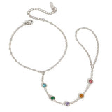 Alvie Silver Hand Chain - ILLUSIVE JEWELS