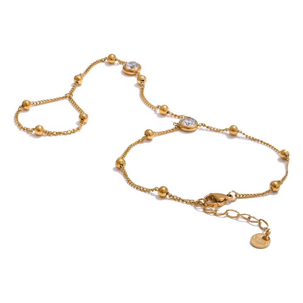 Amara Gold Hand Chain - ILLUSIVE JEWELS