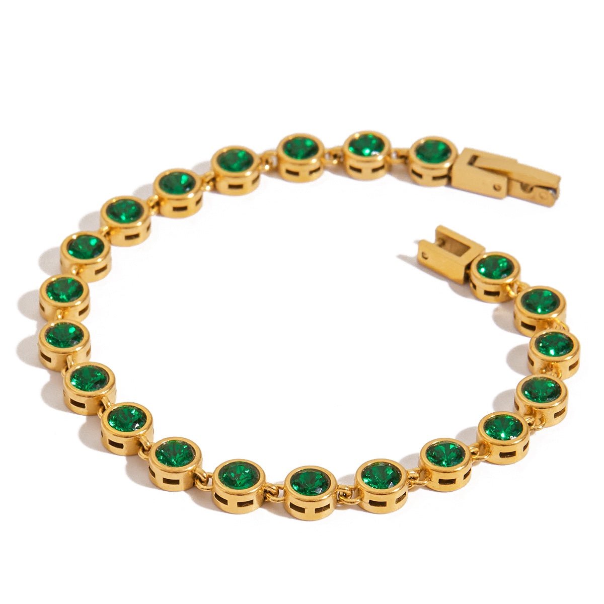 Angel Green Gold Bracelet - ILLUSIVE JEWELS