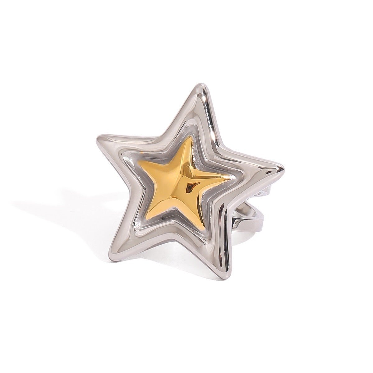 Astra Mixed Metal Ring - ILLUSIVE JEWELS