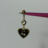 Black Love Cherry Belly Bar - ILLUSIVE JEWELS