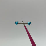 Blue Love Nipple Bars - ILLUSIVE JEWELS