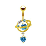 Blue Planet Belly Bar - ILLUSIVE JEWELS