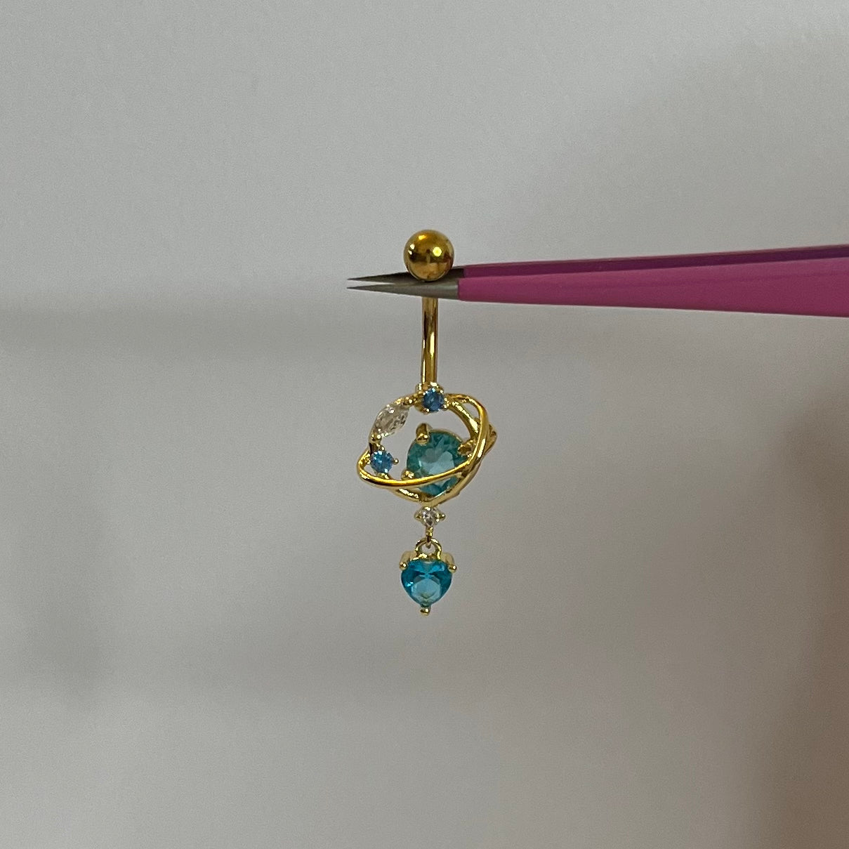 Blue Planet Belly Bar - ILLUSIVE JEWELS