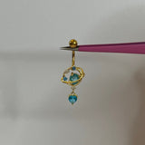 Blue Planet Belly Bar - ILLUSIVE JEWELS