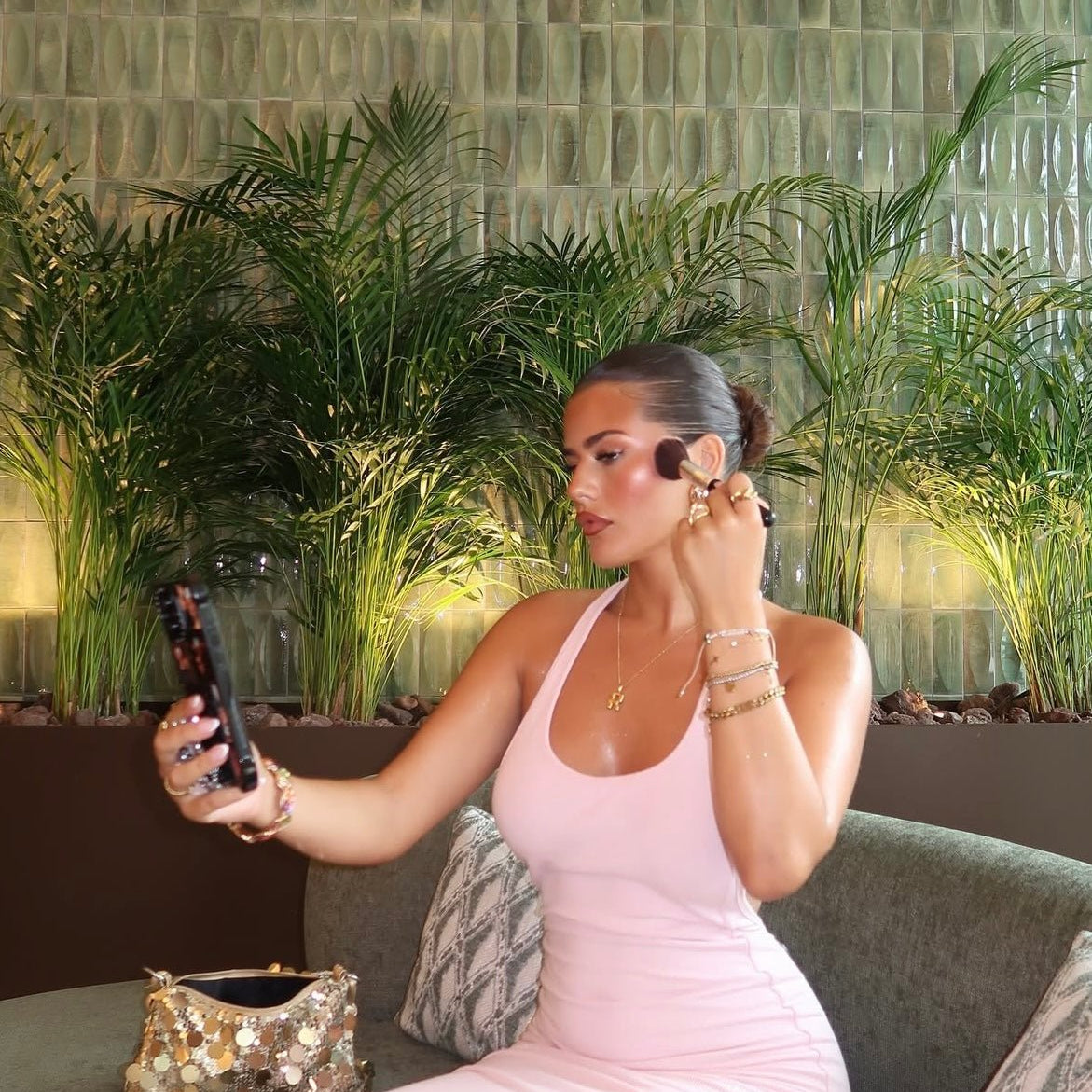 Bubble Letter Initial Necklace - ILLUSIVE JEWELS