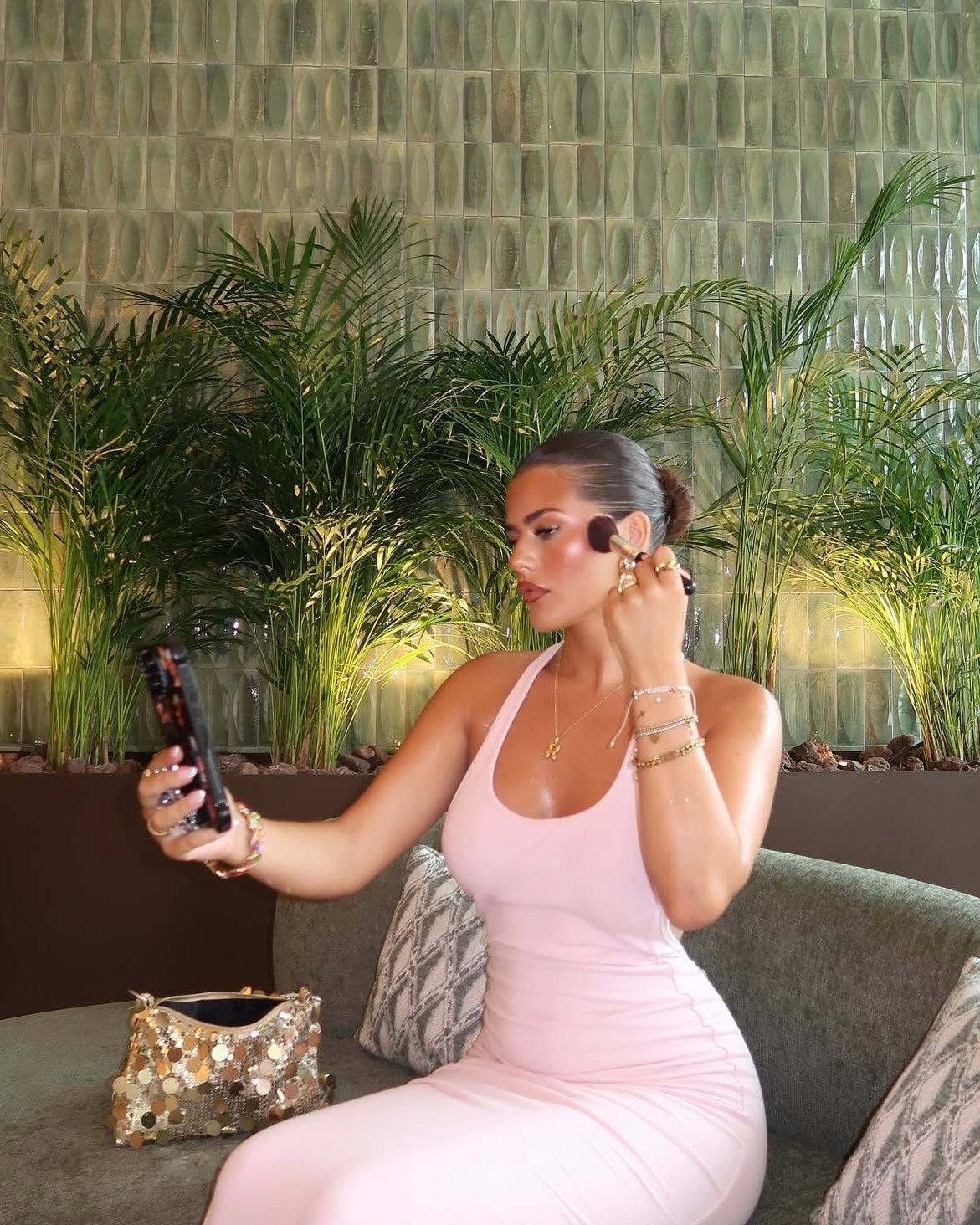 Bubble Letter Initial Necklace - ILLUSIVE JEWELS