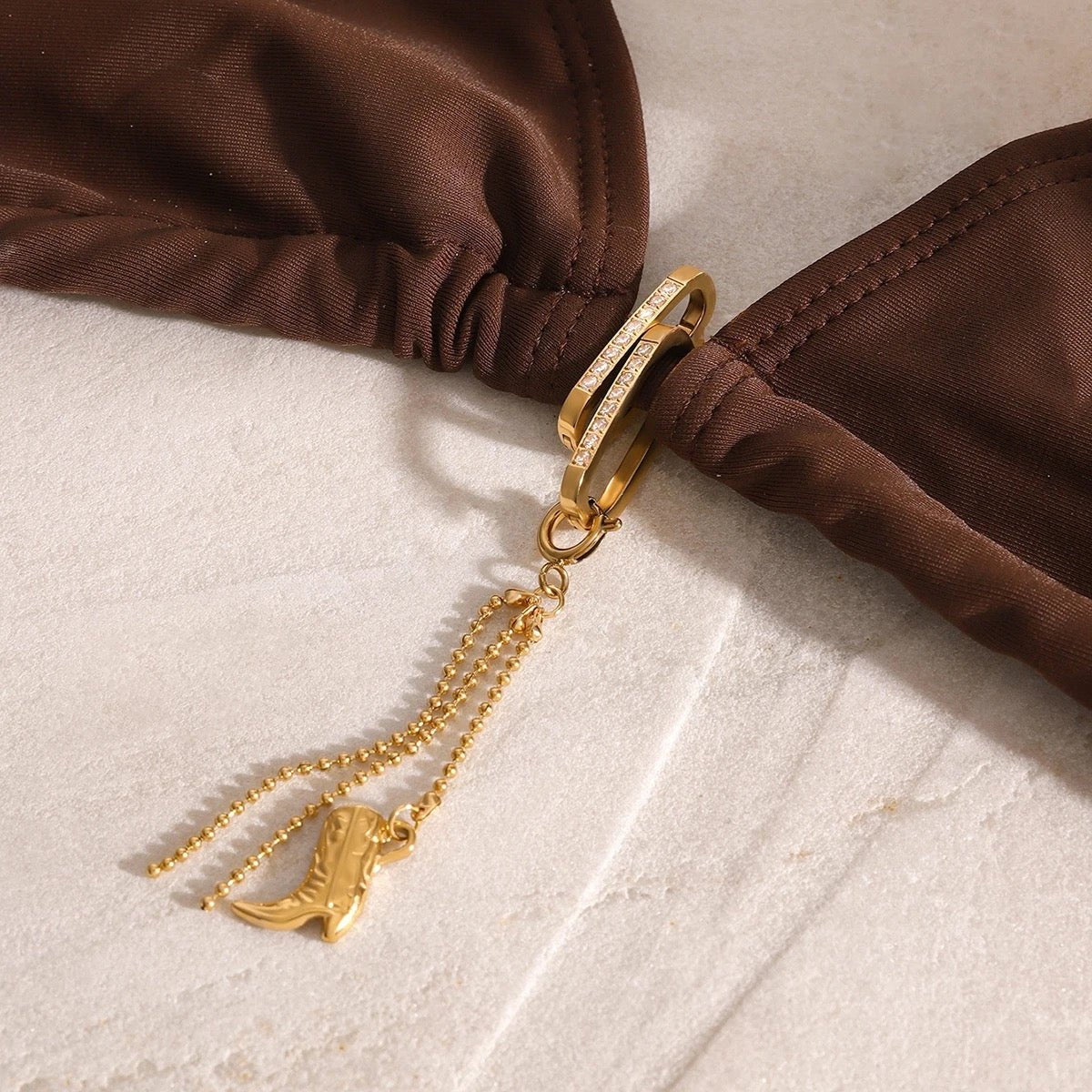 Cowboy Boot Bikini Charm - ILLUSIVE JEWELS