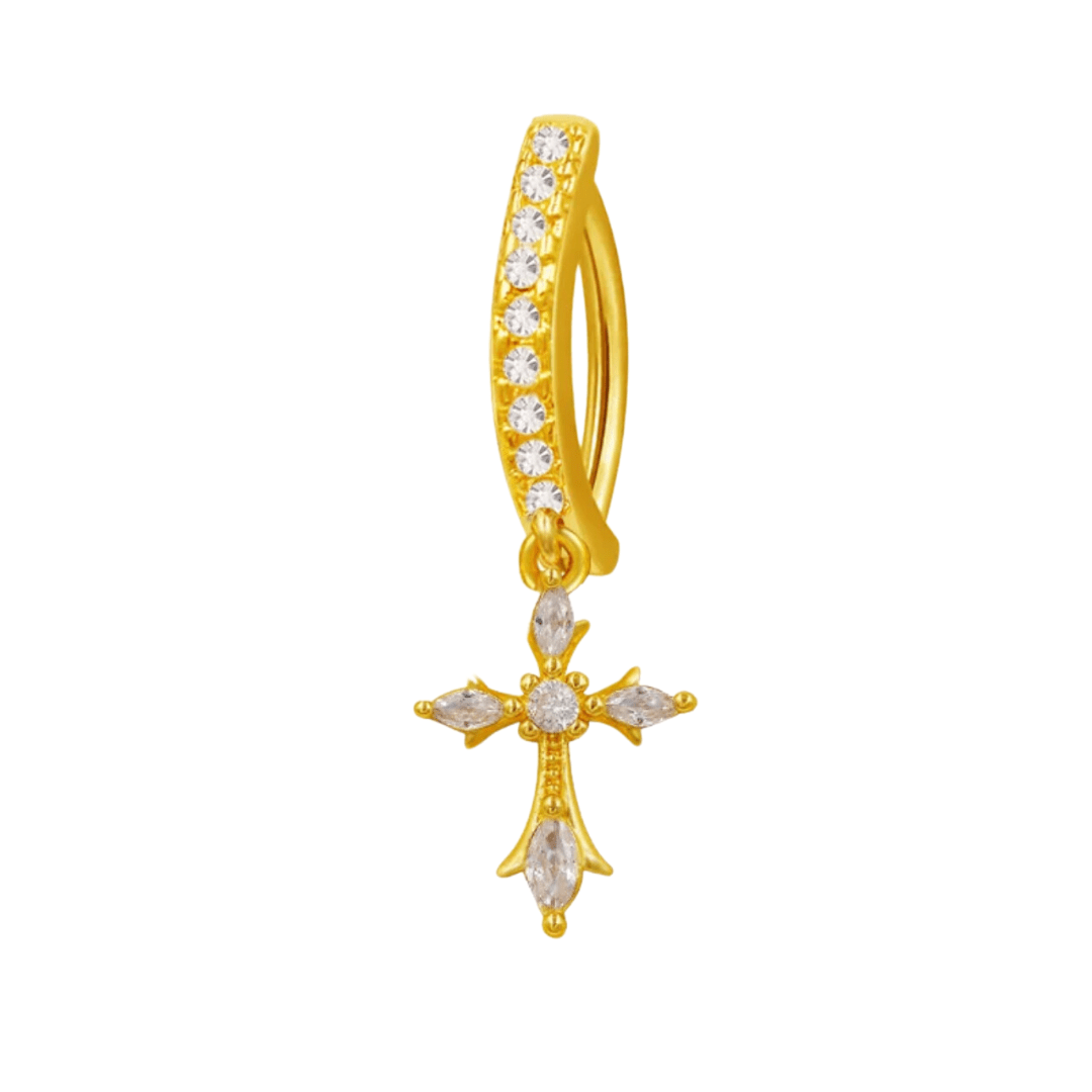 Cross Belly Ring - ILLUSIVE JEWELS