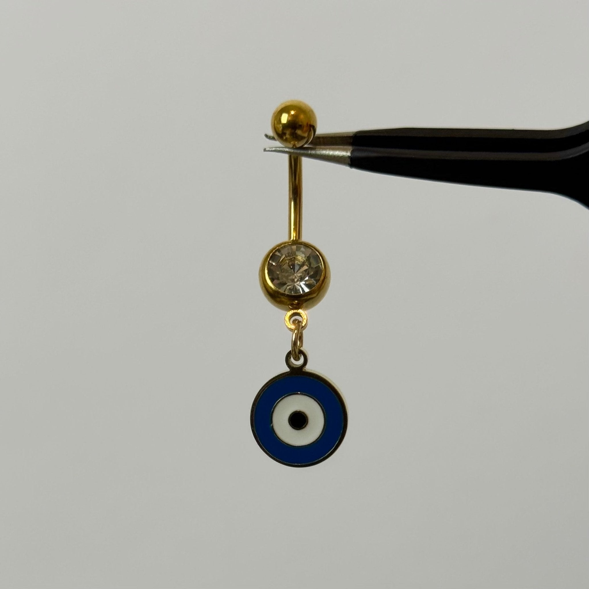 Evil Eye Belly Bar - ILLUSIVE JEWELS