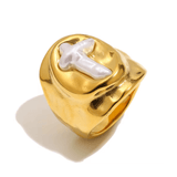 Faith Gold Ring - ILLUSIVE JEWELS