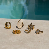 Faith Gold Ring - ILLUSIVE JEWELS