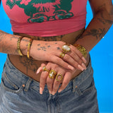 Faith Gold Ring - ILLUSIVE JEWELS