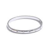 Faith Silver Bangle - ILLUSIVE JEWELS