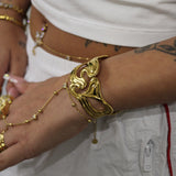 Geometric Chunky Bangle - ILLUSIVE JEWELS