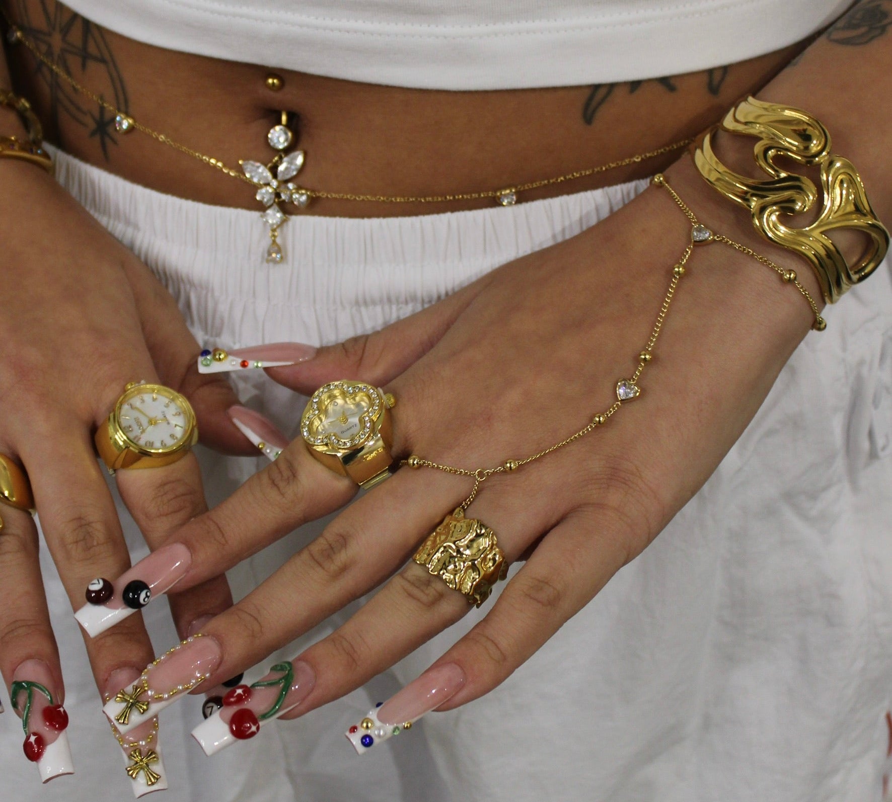 Geometric Chunky Bangle - ILLUSIVE JEWELS