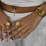 Geometric Chunky Bangle - ILLUSIVE JEWELS