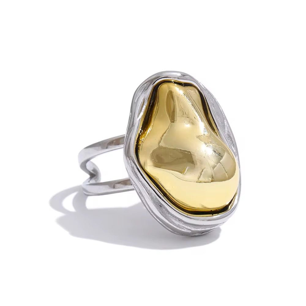 Gia Mixed Metal Ring - ILLUSIVE JEWELS