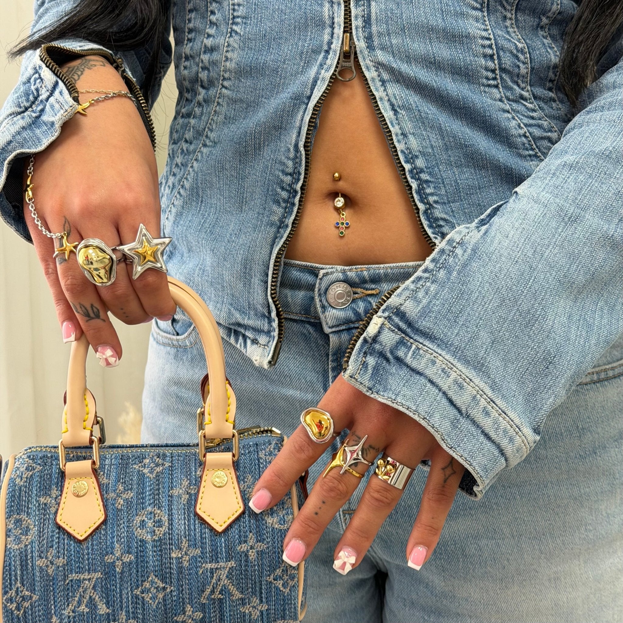 Gia Mixed Metal Ring - ILLUSIVE JEWELS