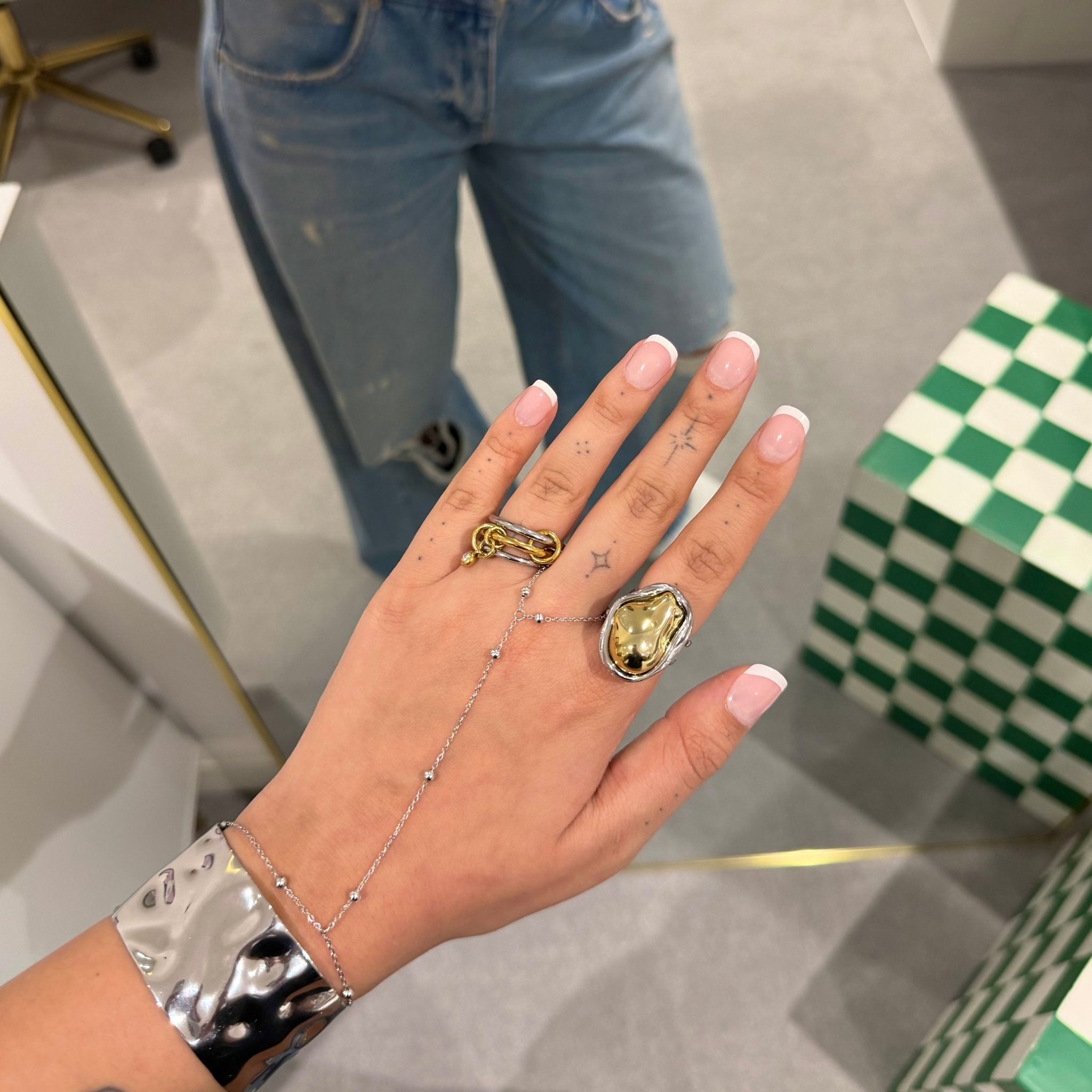 Gia Mixed Metal Ring - ILLUSIVE JEWELS