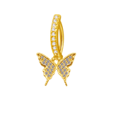 Gold Butterfly Belly Ring - ILLUSIVE JEWELS
