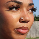 Gold Butterfly Nose Stud - ILLUSIVE JEWELS