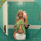 Gold Dangling Butterfly Belly Bar - ILLUSIVE JEWELS