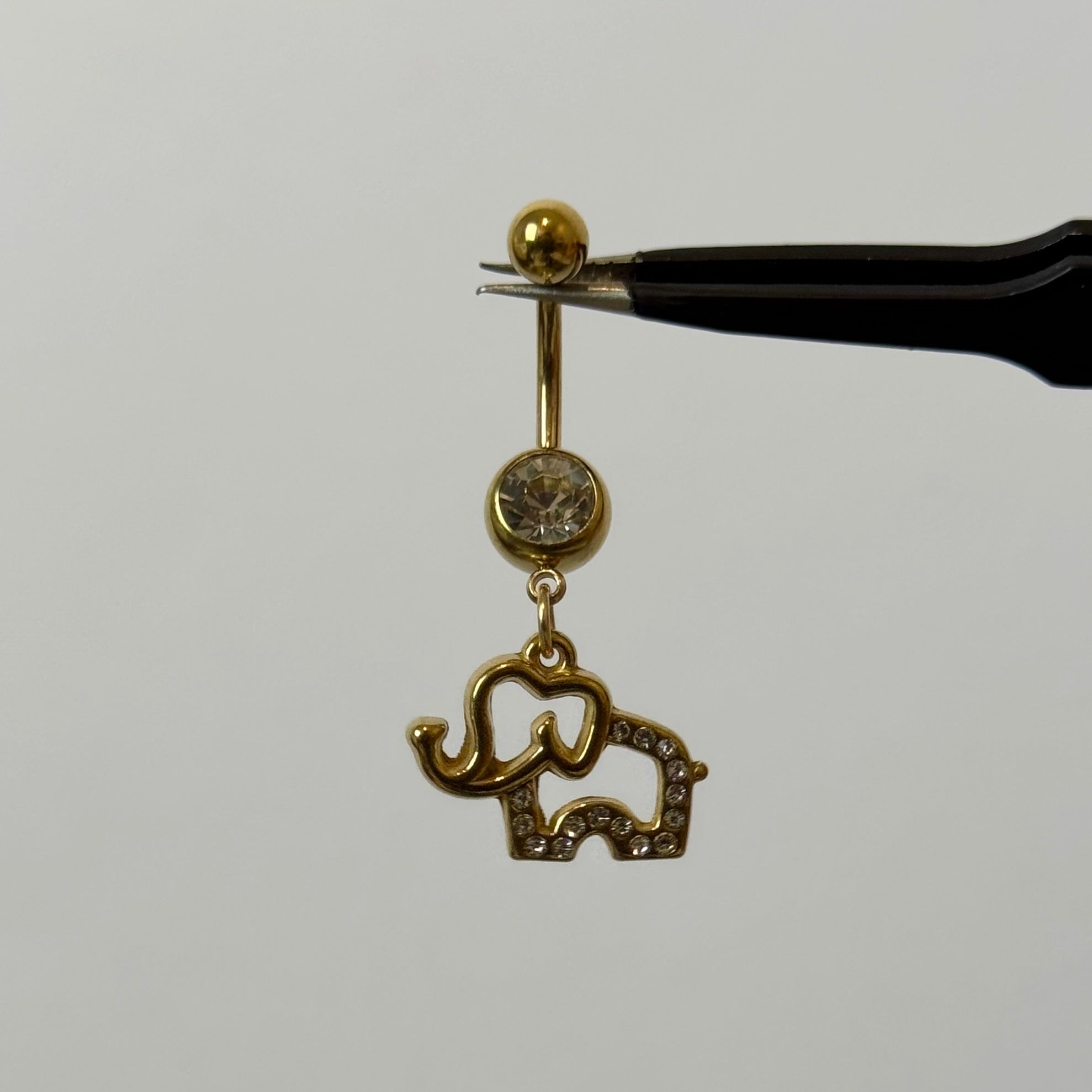 Gold Elephant Belly Bar - ILLUSIVE JEWELS