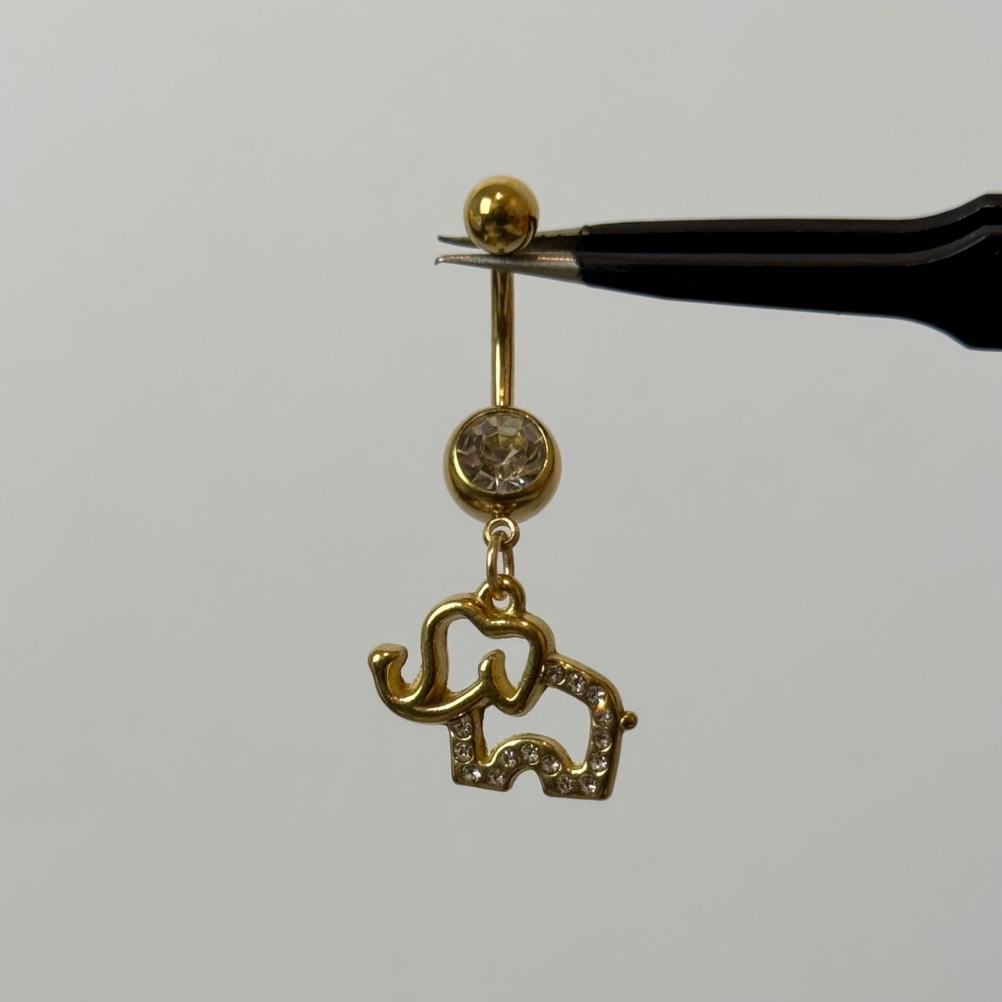 Gold Elephant Belly Bar - ILLUSIVE JEWELS