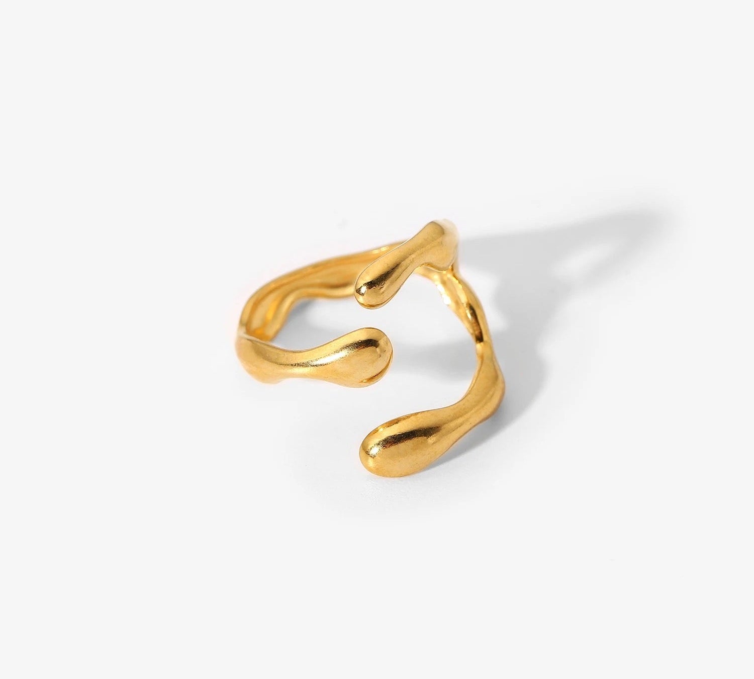 Gold Geometric Ring - ILLUSIVE JEWELS