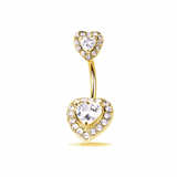 Gold Princess Belly Bar - ILLUSIVE JEWELS