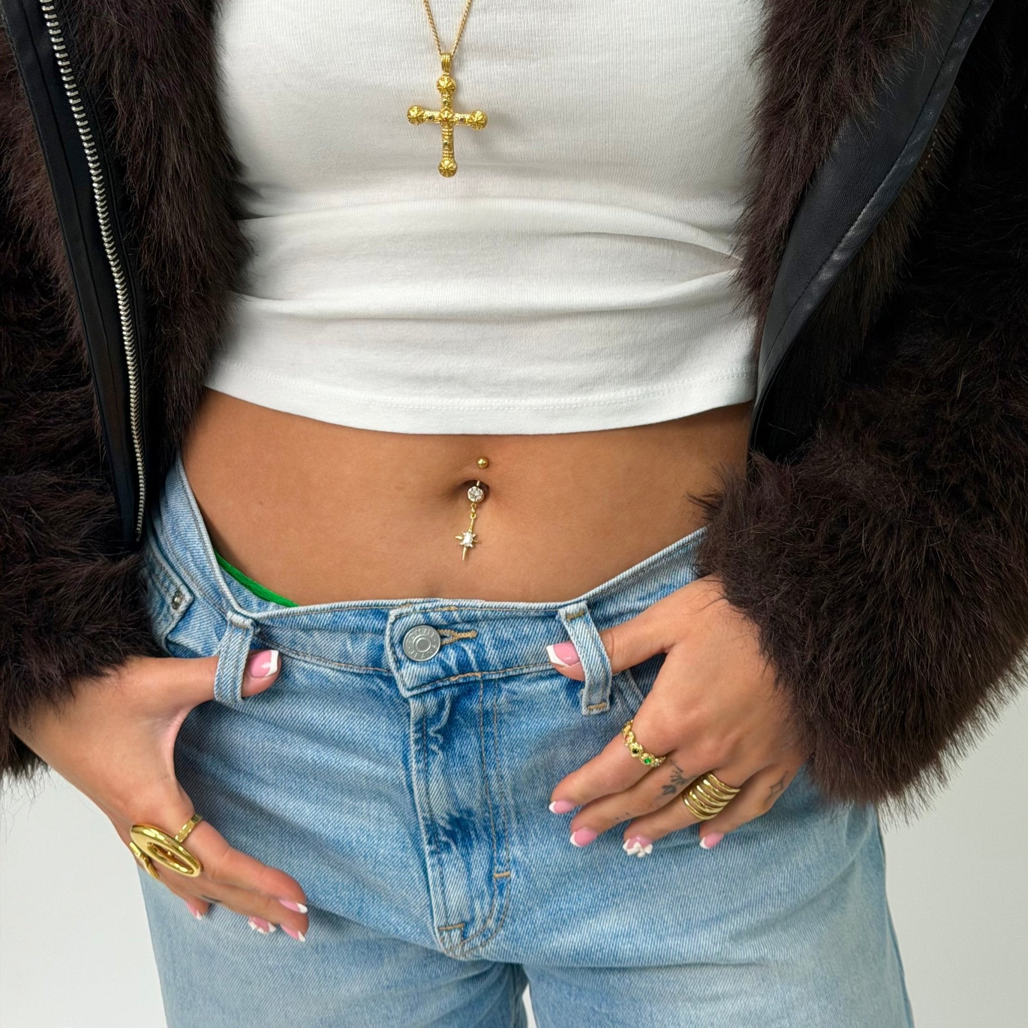 Gold Rainbow Ring - ILLUSIVE JEWELS