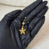 Gold Starfish Belly Bar - ILLUSIVE JEWELS
