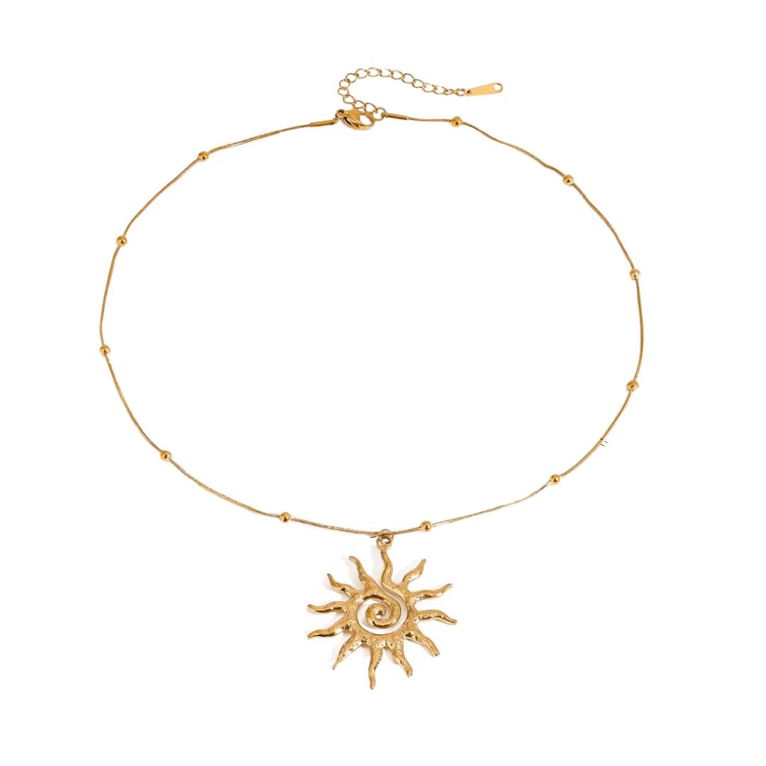 Gold Sunshine Necklace - ILLUSIVE JEWELS