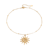 Gold Sunshine Necklace - ILLUSIVE JEWELS