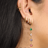 Golden Huggie Earring Stack - ILLUSIVE JEWELS