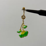 Green Iris Belly Bar - ILLUSIVE JEWELS